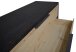 Kommode >Clyde< (BxHxT: 122x110x45 cm) in flamed wood black / asteiche