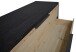 Kommode >Clyde< (BxHxT: 122x110x45 cm) in flamed wood black / asteiche
