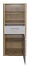 Beistellschrank >Lilly< (BxHxT: 55x128x41 cm) asteiche / kreidegrau matt lack