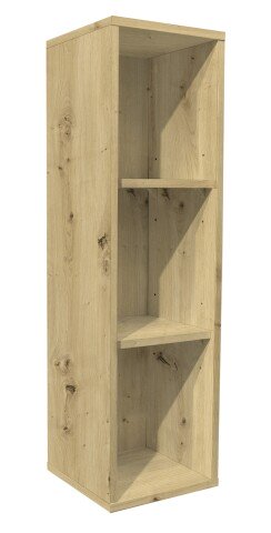 Regal >Lilly< (BxHxT: 25x89x25 cm) in asteiche - 25x89x25cm (BxHxT)