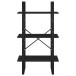 Regal >3007030< (LxBxH: 30x60x105 cm) in Schwarz - 30x60x105 (LxBxH)
