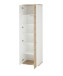 Garderobenschrank >SIGNO II< (BxHxT: 60x200x38 cm) in Artisan/Weiß aus MDF