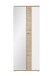 Garderobenschrank >SIGNO II< (BxHxT: 80x200x38 cm) in Artisan/Weiß aus MDF