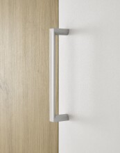 Kleiderschrank >Kassel< (BxHxT: 120x195x55 cm) in Weiß / Artisan Eiche