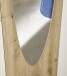 Kleiderschrank >Kassel< (BxHxT: 120x195x55 cm) in Weiß / Artisan Eiche
