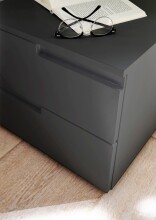 Nachtkommode >Spice< (BxHxT: 46x42x40 cm) in Graphit matt - 46x42x40cm (BxHxT)