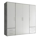 Kleiderschrank >Valencia< (BxHxT: 206x195x60 cm) in...