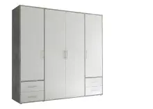 Kleiderschrank >Valencia< (BxHxT: 206x195x60 cm) in...