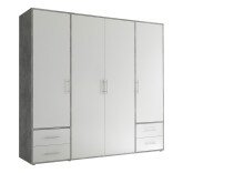 Kleiderschrank >Valencia< (BxHxT: 206x195x60 cm) in...