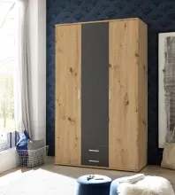 Kleiderschrank >Marburg< (BxHxT: 120x196x54 cm) in...