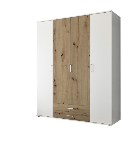 Kleiderschrank >Valencia< (BxHxT: 206x195x60 cm) Eiche Sonoma / in 379,95 We, €