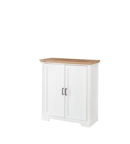 Kommode >JASMIN< (BxHxT: 93x102x41 cm) in Artisan/Weiß - 93x102x41cm (BxHxT)