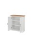 Kommode >JASMIN< (BxHxT: 93x102x41 cm) in Artisan/Weiß - 93x102x41cm (BxHxT)