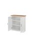 Kommode >JASMIN< (BxHxT: 93x102x41 cm) in Artisan/Weiß - 93x102x41cm (BxHxT)