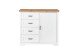 Kommode >JASMIN< (BxHxT: 115x102x41 cm) in Artisan/Weiß - 115x102x41cm (BxHxT)