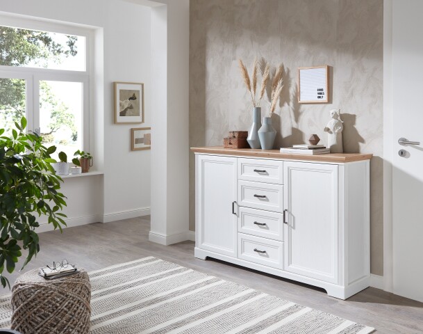 Sideboard >JASMIN< (BxHxT: 182x102x41 cm) in Artisan/graphit, 509,95 €