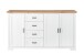 Sideboard >JASMIN< (BxHxT: 182x102x41 cm) in Artisan/Weiß - 182x102x41cm (BxHxT)