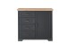 Kommode >JASMIN< (BxHxT: 115x102x41 cm) in Artisan/graphit - 115x102x41 (BxHxT)