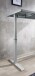 Schreibtisch >LIFT4HOME< (mit 2 USB-Ports) in grau aus Glas - 120x72x60 (BxHxT)