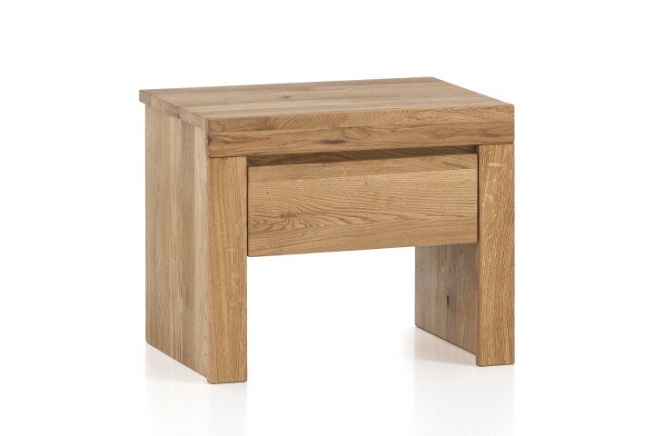 Nachtkonsole >Heinrich< (BxHxT: 50x41x37 cm) in Eiche rustikal aus Massivholz