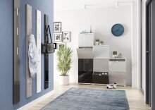 Garderobenpaneel >M-397< (BxHxT: 15x170x3 cm) in anthrazit - 15x170x3 (BxHxT)