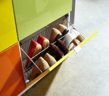 Schuhkipper >M-397< (BxHxT: 53x91x30 cm) in weiss - 53x91x30cm (BxHxT)