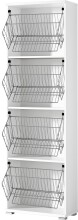 Schuhkipper >M-397< (BxHxT: 53x174x30 cm) in weiss...