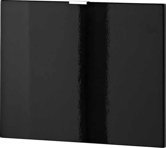 Schuhkipper >M-397< (BxHxT: 52x42x3 cm) in schwarz aus MDF - 52x42x3cm (BxHxT)
