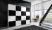 Schuhkipper >M-397< (BxHxT: 52x42x3 cm) in schwarz aus MDF - 52x42x3cm (BxHxT)