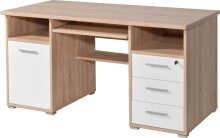 Schreibtisch >M-382< (BxHxT: 145x75x70 cm) in braun...