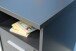 Schreibtisch >M-382< (BxHxT: 145x75x70 cm) in schwarz | anthrazit