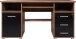 Schreibtisch >M-382< (BxHxT: 145x75x70 cm) in braun | schwarz