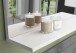 Garderobenspiegel >M-381< (BxHxT: 76x75x15 cm) in weiss - 76x75x15cm (BxHxT)