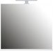 Garderobenspiegel >M-381< (BxHxT: 76x75x15 cm) in weiss - 76x75x15cm (BxHxT)