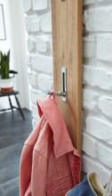Garderobenpaneel >M-381< (BxHxT: 15x170x3 cm) in braun - 15x170x3cm (BxHxT)