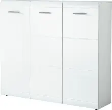 Sideboard >M-402< (BxHxT: 134x120x36 cm) in weiss -...
