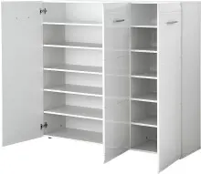 Sideboard >M-402< (BxHxT: 134x120x36 cm) in weiss -...