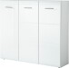 Sideboard >M-402< (BxHxT: 134x120x36 cm) in weiss - 134x120x36cm (BxHxT)