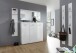 Sideboard >M-402< (BxHxT: 134x120x36 cm) in weiss - 134x120x36cm (BxHxT)