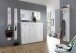 Sideboard >M-402< (BxHxT: 134x120x36 cm) in weiss - 134x120x36cm (BxHxT)