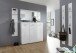 Sideboard >M-402< (BxHxT: 134x120x36 cm) in weiss - 134x120x36cm (BxHxT)