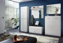 Kommode >M-402< (BxHxT: 90x120x36 cm) in weiss -...