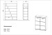 Kommode >M-402< (BxHxT: 90x120x36 cm) in weiss - 90x120x36cm (BxHxT)