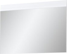 Garderobenspiegel >M-402< (BxHxT: 89x63x3 cm) in weiss - 89x63x3cm (BxHxT)