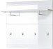 Garderobenpaneel >M-402< (BxHxT: 96x90x30 cm) in weiss - 96x90x30 (BxHxT)