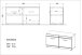 Schuhbank >M-402< (BxHxT: 96x51x39 cm) in weiss - 96x51x39cm (BxHxT)