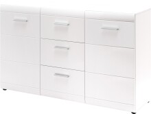 Sideboard >M-402< (BxHxT: 144x86x40 cm) in weiss -...