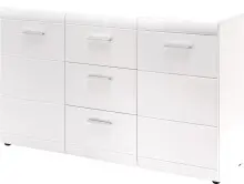 Sideboard >M-402< (BxHxT: 144x86x40 cm) in weiss -...