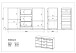 Sideboard >M-402< (BxHxT: 144x86x40 cm) in weiss - 144x86x40cm (BxHxT)