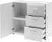 Kommode >M-402< (BxHxT: 96x86x40 cm) in weiss - 96x86x40cm (BxHxT)